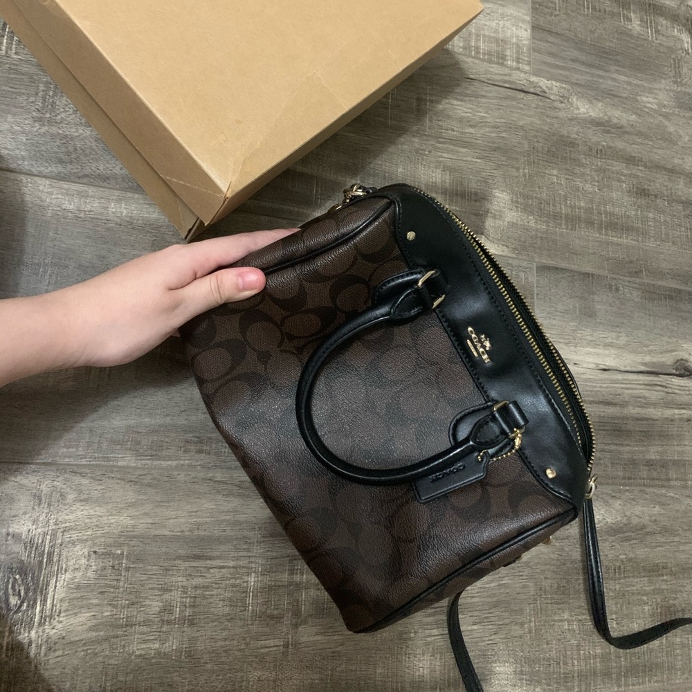 COACH sig mini satchel